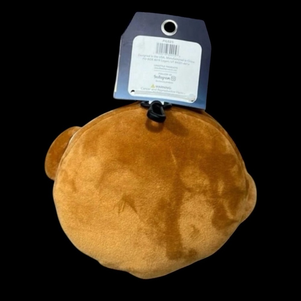 PRICE IS FIRM - Monkey 2-in-1 Brown Soft Plush Travel Pillow - Picture 3 of 4